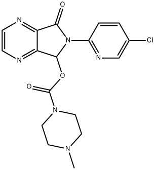 4-Methyl-1-piperazinecarboxylic acid 6-(5-chloro-2-pyridinyl)-6,7-dihydro-7-oxo-5H-pyrrolo[3,4-b]pyrazin-5-yl ester(43200-80-2)